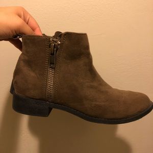 Brown ankle boots